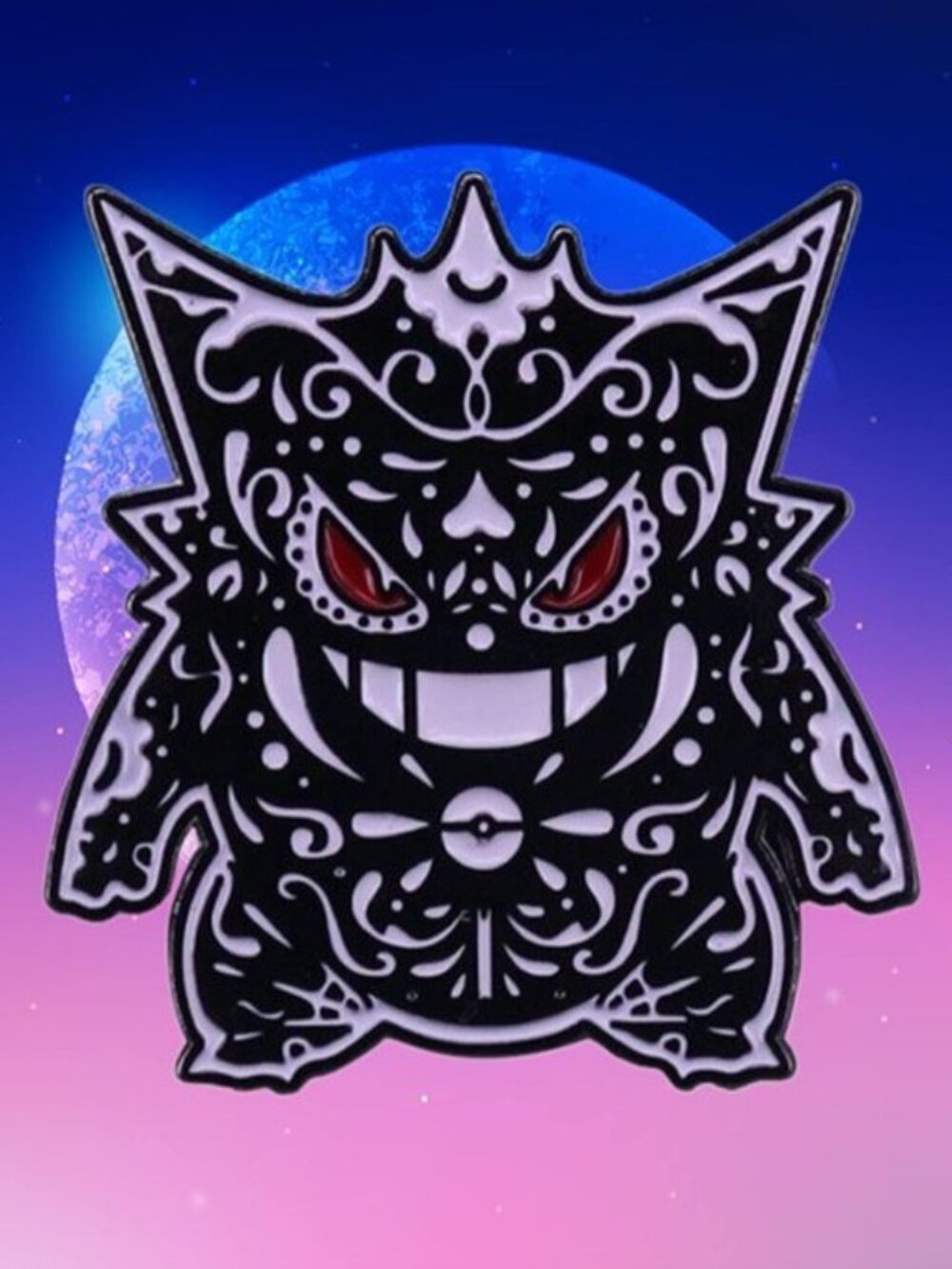 Pokemon Día de los Muertos Gengar Enamel Pin